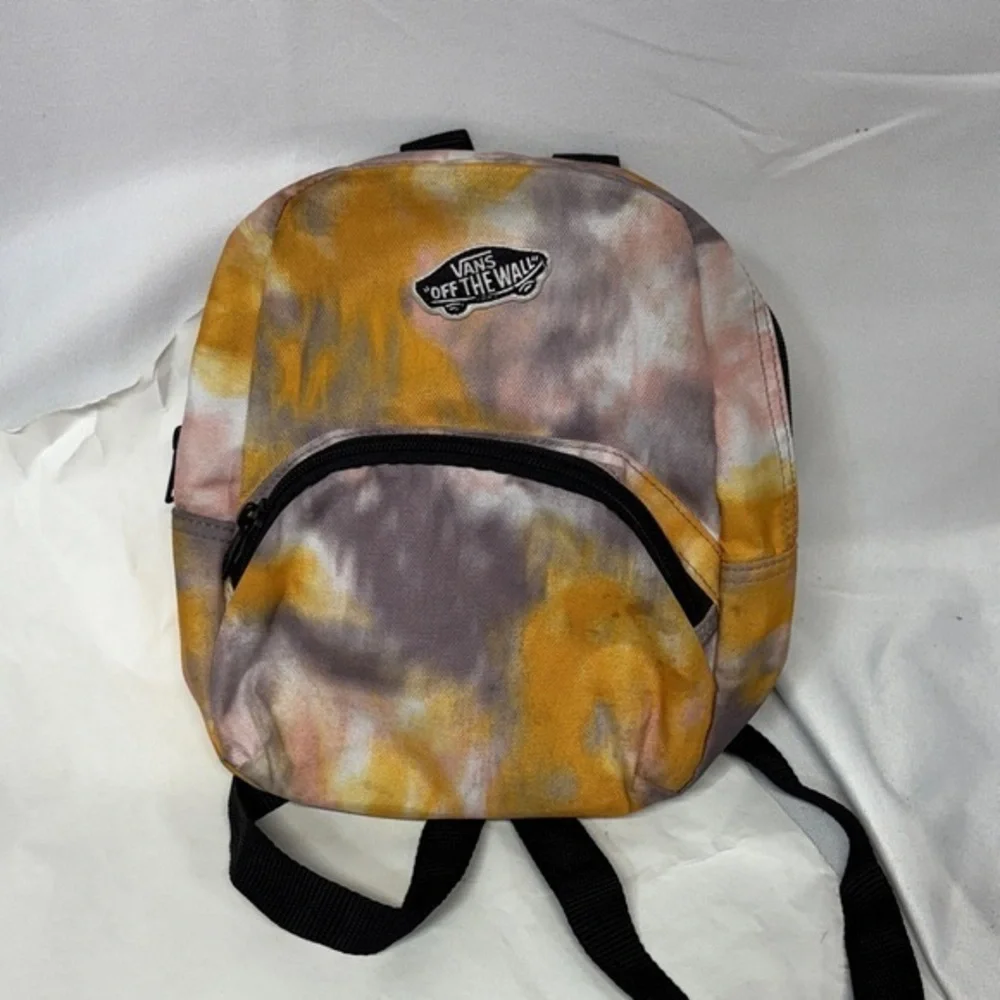Vans -Got This, Mini-Backpack Golden Tie Dye, with rare vans off the wall patch